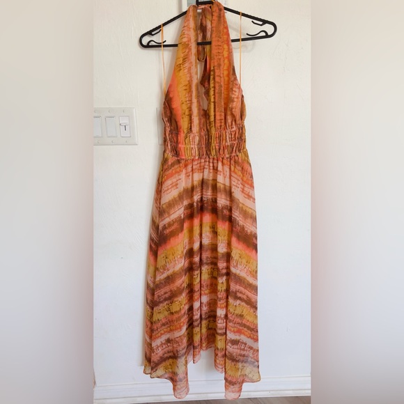 TAYLOR NWT SUNRISE VACA HALTER DRESS - Picture 2 of 8
